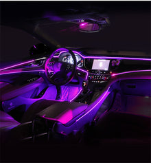 Luxury RGB Car Interior Ambient Lighting Kit (APP + Music Sync)